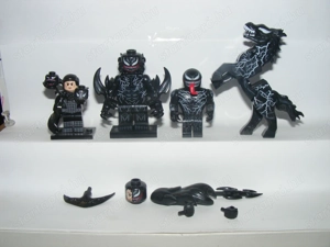 Lego Marvel Superhős figurák Venom Szimbióta nagy figura + zombi ló figura 4db - kép 6