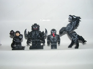 Lego Marvel Superhős figurák Venom Szimbióta nagy figura + zombi ló figura 4db - kép 7
