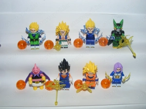 Lego Dragon Ball Z figurák Majin Buu Gotkens Vegetto Cell Son Gohan figura ÚJ - kép 2