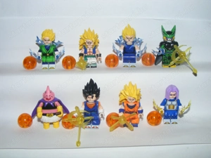 Lego Dragon Ball Z figurák Majin Buu Gotkens Vegetto Cell Son Gohan figura ÚJ - kép 4