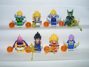Lego Dragon Ball Z figurák Majin Buu Gotkens Vegetto Cell Son Gohan figura ÚJ - kép 3