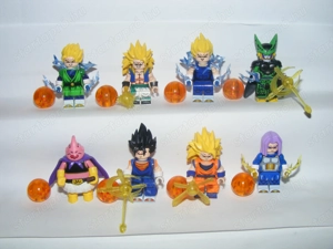 Lego Dragon Ball Z figurák Majin Buu Gotkens Vegetto Cell Son Gohan figura ÚJ - kép 5