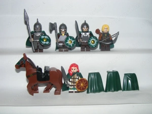 Lego Gyűrűk Ura Hobbit figurák Háma Rohirrim lovas katonák Theoden terstőrsége ÚJ - kép 3