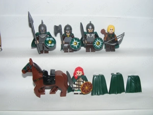Lego Gyűrűk Ura Hobbit figurák Háma Rohirrim lovas katonák Theoden terstőrsége ÚJ - kép 2