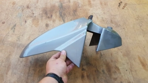 Kymco People S 125 - 200 első sárvédő 2 - kép 4