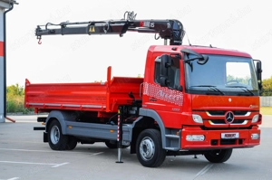 Mercedes - Benz Atego 1222 BlueTec5 - Billenőplatós - Darugémes teherautó EURO5