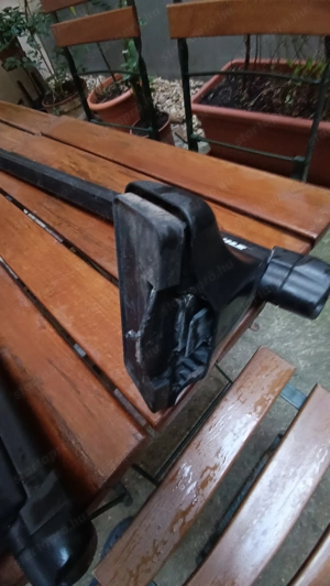 Thule tetősín tető keresztrúd gyors csatis kulcsaival - kép 9