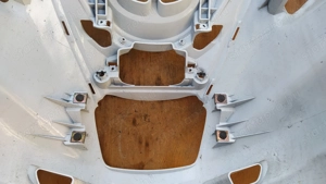 Yamaha Majesty DX 250 első idom fehér sérült - kép 9