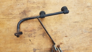 Kymco Agility 125 - 200 plexi tartó konzol - kép 4