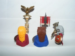 Lego Castle ókori Római katona figurák katonák + tisztek + zászlóvívők 11db + Brickarms Fegyverek ÚJ - kép 9