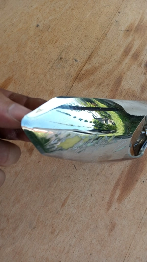 Piaggio Xevo 125 - 400 első irányjelző keret jobbos krómsérült - kép 4