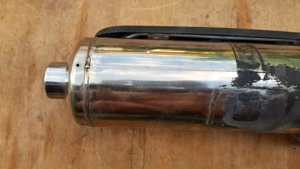 Piaggio Xevo 400 kipufogó dob  bilincses  - kép 3