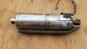 Piaggio Xevo 400 kipufogó dob  bilincses  - kép 9