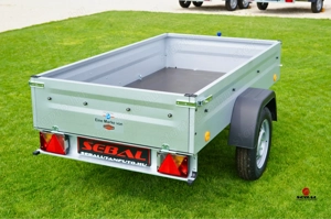 Új német utánfutó (2x1m) rendszámmal akciósan CSAK bruttó 448.000 Ft - kép 3