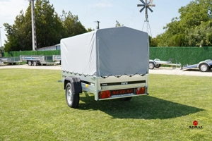 Új 2m-es ponyvás utánfutó (750kg) rendszámmal akciósan csak 469.000 Ft - kép 3