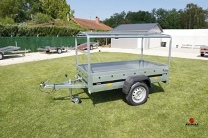 Új 2m-es ponyvás utánfutó (750kg) rendszámmal akciósan csak 469.000 Ft - kép 2