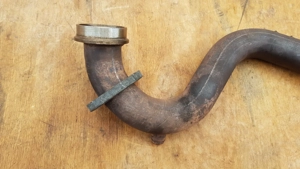 Piaggio Beverly 500 kipufogó könyök hővédő nélkül - kép 4