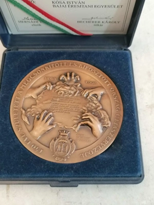 Vitéz nagybányai Horthy Miklós - Emlékplakett születésének 140 évfordulójára - kép 2