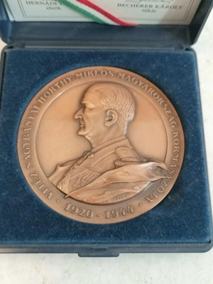 Vitéz nagybányai Horthy Miklós - Emlékplakett születésének 140 évfordulójára - kép 3