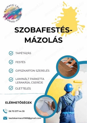 Szobafestés. 