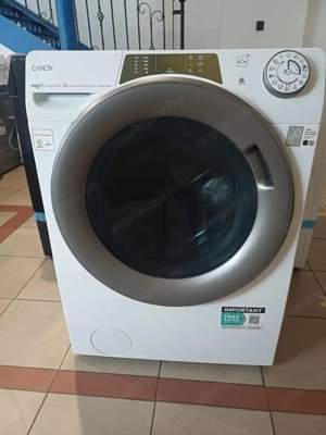 Sérült Új Candy RPW 4856BWR8-S Mosógép és Szárítógép [O348] 