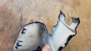 Honda Pantheon 125 - 150 2T hátsó idom közép fekete - kép 7