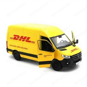 Mercedes Sprinter DHL   1:48 fém modellautó   játékautó   Kinsmart