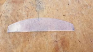 Suzuki Burgman 250 - 400 rendszámtábla világításhoz plexi