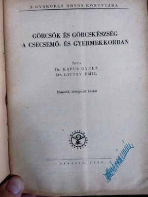 A Gyakorló Orvos Könyvtára Medicina Könyvkiadó 17 db könyv - kép 8