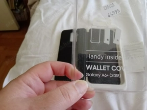 Samsung Galaxy A6+ (2018) új telefon tok belső zsebbel  - kép 3