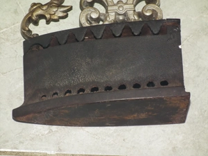 Ritka súlyos antik parazsas szenes vasaló - kép 9