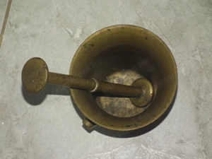 Rézmozsár réz mozsár törővel nr.16 - kép 2