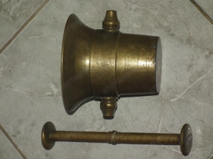 Rézmozsár réz mozsár törővel nr.16 - kép 4