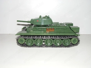 Lego 2. Világháborús Orosz Szovjet T-34 T34 Tank harckocsi 1000db + 4 katona ÚJ - kép 12