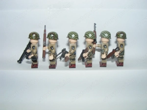 Lego 2. Világháborús Amerikai katonák 101-es ejtőernyős hadosztály katona figura ÚJ - kép 3