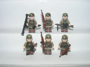 Lego 2. Világháborús Amerikai katonák 101-es ejtőernyős hadosztály katona figura ÚJ - kép 2