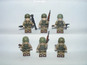 Lego 2. Világháborús Amerikai katonák 101-es ejtőernyős hadosztály katona figura ÚJ - kép 4