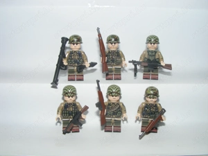 Lego 2. Világháborús Amerikai katonák 101-es ejtőernyős hadosztály katona figura ÚJ - kép 5