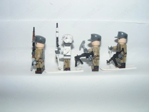 Lego 2. Világháborús Német katonák 4db katona Hegyivadász Havasi Alakulat ÚJ - kép 7