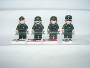 Lego 2. Világháborús Tengerész katonák Rádós Tüzér Őrnagy Alezredes katona + pakett - kép 4