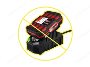 Parkside Performance fekete Ppksa 40 dupla akkus láncfűrész 40 Volt új 5 év LIDL garancia, bontatlan - kép 7