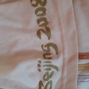 Adidas, galléros, Olimpiai Beijing 2008 póló. M-L. Új - kép 13