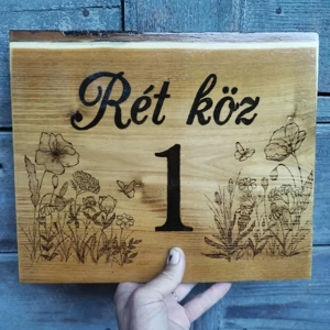 Egyedi, kézzel készített fa gravírozás - kép 4