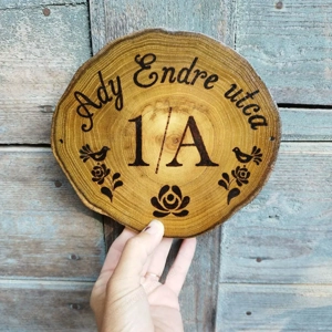 Egyedi, kézzel készített fa gravírozás - kép 6