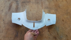 Kymco People s 125 - 200 kormányidom első fehér sérült - kép 7