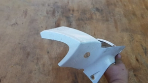 Kymco People s 125 - 200 kormányidom első fehér sérült - kép 5