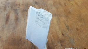 Kymco People s 125 - 200 kormányidom első fehér sérült - kép 4