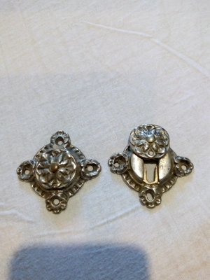 Páncélszekrény kulcsnyilás diszítő elem réz