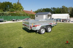 Új fékes SEBAL (1500 kg) billenő platós, kézipumpás utánfutó - kép 5