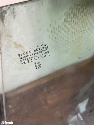 Peugeot 307 bal első ajtóüveg AS2 M68 DOT24 nem postázom - kép 2